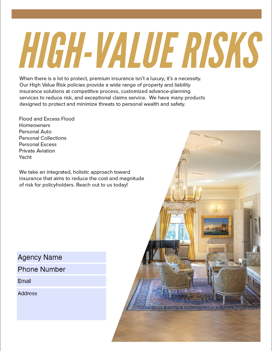 High Value Risks